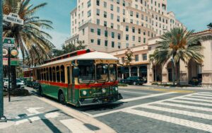 Coconut Groove, Coral Gables en Mustang décapotable