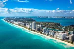 Coconut Groove, Coral Gables en Mustang décapotable