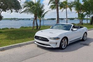 Coconut Groove, Coral Gables en Mustang décapotable