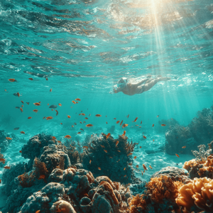 Breezifulbreezifulfredericmassard Underwater Scene In Bimini Bahamas Snorkeler 5dc137bc 6472 42ab Bf48 B746f6e4e03e 0